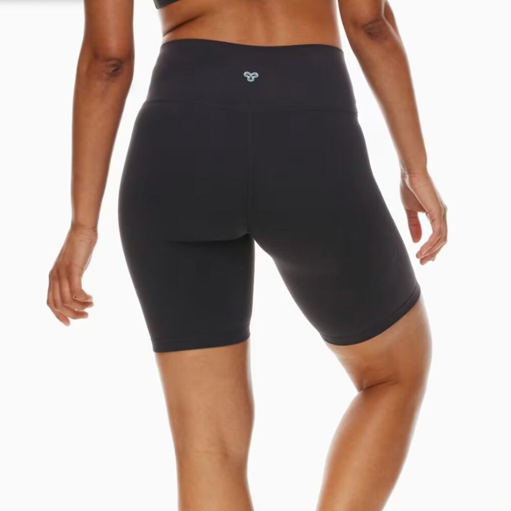 TnAction TnaBUTTER Cheeky Hi-Rise 9" Black Athletic Athleisure Bike Shorts
